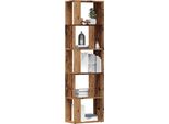 Maison Exclusive - Libreria Effetto Legno Antico 45X24X159 Cm Materiale Ligneo