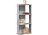 Maison Exclusive - Libreria 3 Ripiani Grigio Sonoma 60X30X120 Cm Materiale Ligneo
