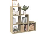 Maison Exclusive - Libreria Divisorio 3 Ripiani In Rovere Sonoma 99X29X99 Cm