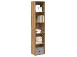 Maison Exclusive - Libreria In Rovere Artigianale 40X30X189 Cm Materiale Ligneo
