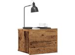Maison Exclusive - Comodino Da Parete Effetto Legno Antico 40X32X30 Cm