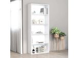 Maison Exclusive - Libreria A 5 Ripiani Bianca 80X30X189 Cm Materiale Ligneo