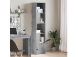 Maison Exclusive - Libreria Grigio Cemento 40X36X189 Cm Materiale Ligneo
