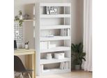 Maison Exclusive - Armadio Per Libri Bianco 100 X 30 X 198 Cm Legno Multistrato