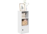Maison Exclusive - Libreria Bianca 31X24X77 Cm Materiale Ligneo