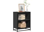 Maison Exclusive - Libreria Nera 60X35X76 Cm Materiale Ligneo