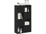 Maison Exclusive - Libreria Effetto Rovere Nero 60X24X101,5 Cm Materiale Ligneo