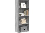 Maison Exclusive - Libreria Grigio Sonoma 60X30X152 Cm Materiale Ligneo