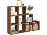 Maison Exclusive - Libreria Divisorio A 3 Ripiani Effetto Legno Antico 137,5X29X103,5 Cm
