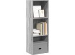 Maison Exclusive - Libreria Grigio Sonoma 40X30X114 Cm Materiale Ligneo