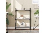 Maison Exclusive - Libreria 3 Ripiani Grigio Sonoma 60X30X86 Cm Materiale Ligneo