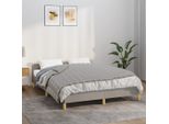 The Living Store Coperta Pesata Grigia 150X200 Cm 7 Kg Tessuto