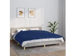 The Living Store Coperta Pesata Blu 155X220 Cm 11 Kg Tessuto