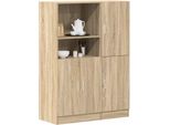 Maison Exclusive - Set Di Mobili Da Cucina 2 Pz Rovere Sonoma In Truciolato