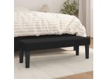 Panca The Living Store Nera 100X30X30 Cm In Tessuto