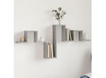 Maison Exclusive - Mensola Da Parete Grigio Sonoma 104,5X10X43 Cm Materiale Ligneo