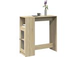 Maison Exclusive - Tavolo Da Bar Con Ripiano In Rovere Sonoma 101X40X103,5 Cm Materiale Ligneo