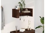 Maison Exclusive - Mensola Da Parete Effetto Rovere Marrone 70,5X35X30,5 Cm Materiale Ligneo