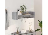 Maison Exclusive - Mensola Da Parete Grigio Sonoma 100X35X30,5 Cm Materiale Ligneo