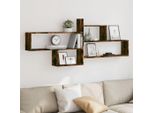 Maison Exclusive - Mensola Da Parete In Rovere Affumicato 167,5X18X68 Cm Materiale Ligneo