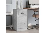 Maison Exclusive - Comodino Con Cassetto Grigio Cemento 40X50X75 Cm
