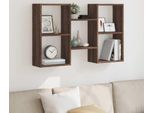 Maison Exclusive - Mensola Da Parete Effetto Rovere Marrone 96X18X60 Cm Materiale Ligneo
