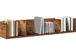 Maison Exclusive - Scaffale Da Parete Per Cd Effetto Legno Antico 100X18X18 Cm Materiale Ligneo