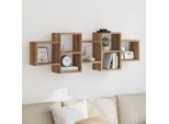 Maison Exclusive - Mensola Da Parete In Rovere Artigianale 129X18X42 Cm Materiale Ligneo