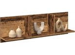 Maison Exclusive - Armadio A Muro 100X16,5X30 Cm Effetto Legno Antico Materiale Ligneo