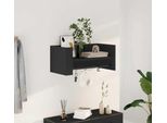 Maison Exclusive - Mensola Da Parete Nera 70,5X35X30,5 Cm Materiale Ligneo