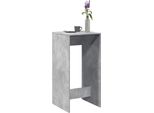 Maison Exclusive - Tavolo Da Bar Grigio Cemento 51X50X103,5 Cm Materiale Ligneo