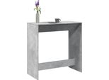 Maison Exclusive - Tavolo Da Bar Grigio Cemento 102X50X103,5 Cm Materiale Ligneo