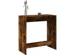 Maison Exclusive - Tavolo Da Bar In Rovere Affumicato 102X50X103,5 Cm Materiale Ligneo