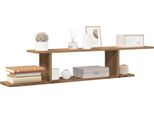 Maison Exclusive - Mensola Tv Artisan In Rovere 125X18X23 Cm Materiale Ligneo