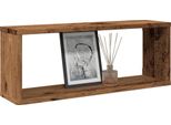 Best MöBel Mensole A Muro Cubo 6 Pz. Aspetto Legno Recuperato 60X15X23 Materiale A Base Di Legno - Mensole A Muro Cloris New3292163 1Pacco