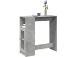 Maison Exclusive - Tavolo Da Bar Con Ripiano Grigio Cemento 101X40X103,5 Cm Materiale Ligneo