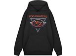 Foo Fighters - Felpa Con Cappuccio Per Uomo/Donna Unisex, Motivo A Stelle NS9676 (Xl) (Nero)