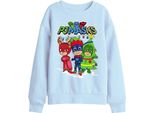 Pj Masks - Felpa Per Bambini, Design Natalizio TV30109 (128) (Azzurro)