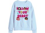 Disney Princess - Felpa "Follow Your Heart"" Per Bambini TV30175 (152-158) (Azzurro)"