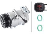 Compressore Climatizzatore 12 V Ø 108 Hella Adatto, Tra L'altro, Per Ford Focus