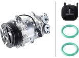 Compressore Climatizzatore 12 V Ø 119 Hella Adatto, Tra L'altro, Per Ford Focus