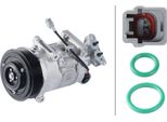 Compressore Climatizzatore 12 V Ø 119 Hella Adatto, Tra L'altro, Per Renault Megane