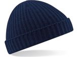 Beechfield B460 | Trawler Beanie Cappello Invernale - Colore: French Navy - Taglia: Unica