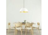 Opviq, Berceste- Berceste Nor, Bianco, Lampadario, 60 X 60 Cm, Corpo In Metallo