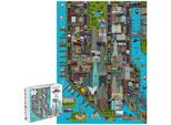 Bopster - Puzzle Della Mappa Di New York - 180 Pezzi
