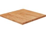 The Living Store Piano Del Tavolo Quadrato Marrone Chiaro 50X50X2,5Cm Rovere Trattato