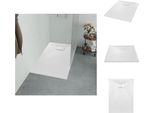 Vidaxl Piatto Doccia Smc Bianco 100×70 Cm - Piatti Doccia
