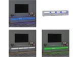 Vidaxl Mobile Tv Con Luci Led Grigio Sonoma 210X35X40 Cm - Mobile Tv - Mobile Tv - Supporto Tv - Mobile Multimediale