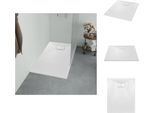 Vidaxl Piatto Doccia Smc Bianco 100×80 Cm - Piatti Doccia
