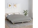 The Living Store Coperta Pesata Grigia 220X240 Cm 15 Kg Tessuto